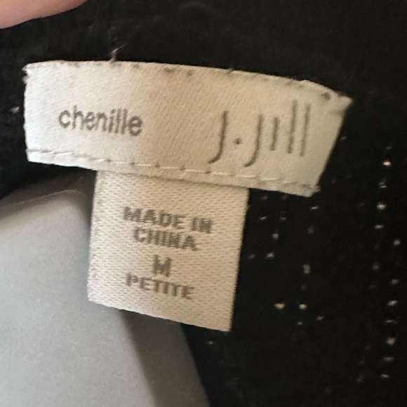 J. Jill Black Chenille Women's Sweater - Picture 4 of 5